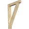 Ekena Millwork Traditional Block Rough Sawn Outlooker, Douglas Fir, 6"W x 32"D x 44"H OUT06X32X44TRA05RDF - alternate 1